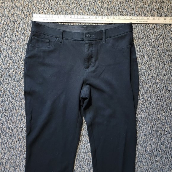 Chico's Black Stretch Dress Pants Size 10 - Picture 13 of 14